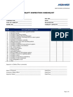 7.8 Sf-004 (Forklift Inspection Check List)