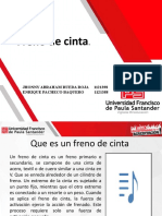 Freno de cinta: funcionamiento y tipos