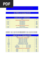 Chennai Computer Hardware Price List and Models