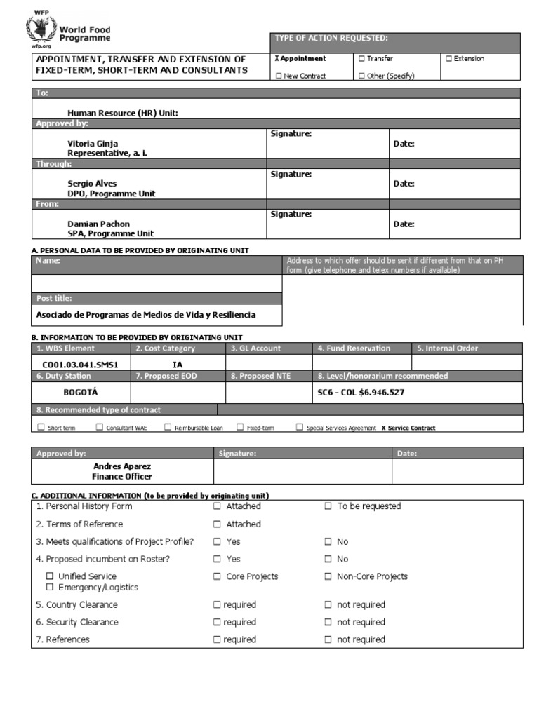 Appointment, Transfer and Extension of Fixed-Term, Short-Term and ...