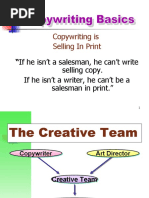 Copywriting Is Selling in Print: "If He Isn't A Salesman, He Can't Write