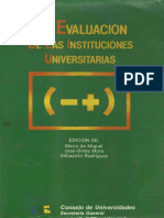1999 La Evaluacio en Las Universidades