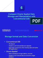 Compare Oracle Spatial Data Storage and Manipulation With Conventional GIS