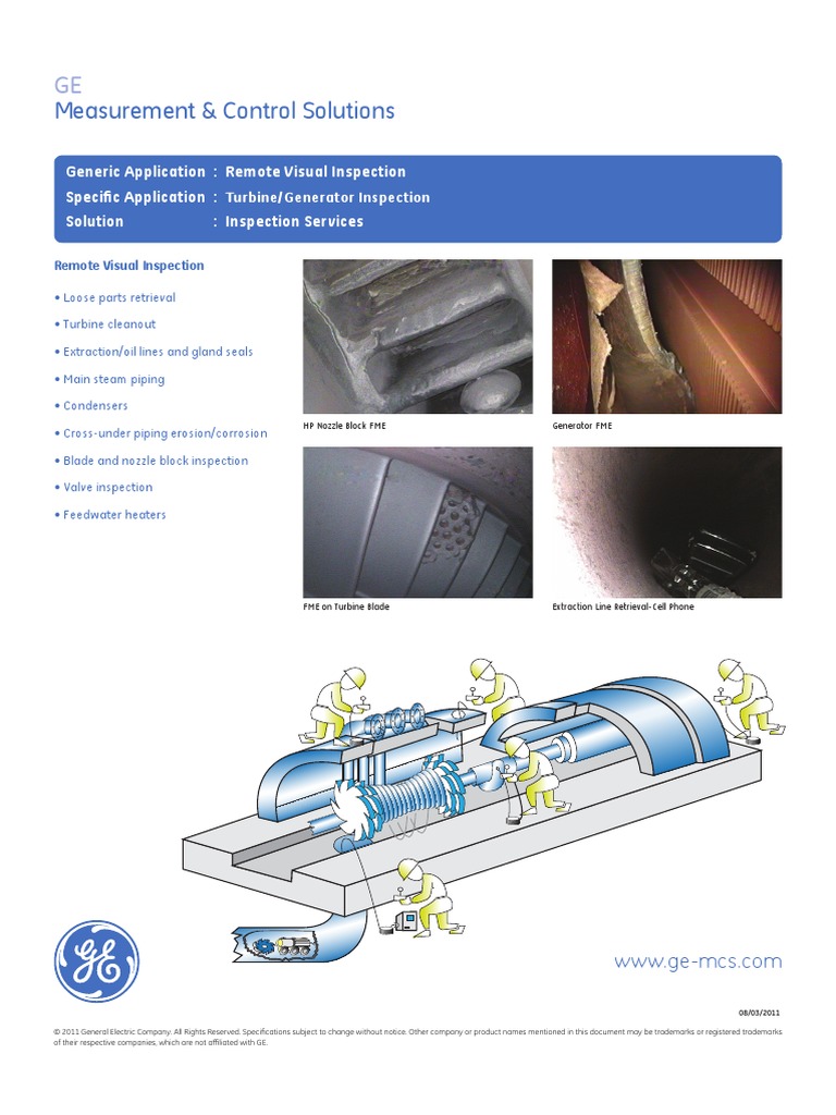 Remote Visual Inspection for Turbines | PDF