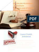 Aspek Legal Dalam Pelayanan Kebidanan