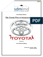 The Toyota Way:: 14 Management Principles BY Jeffrey K.Liker
