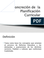 CLASE Concreción de  la Planificación Curricular 31 OCTUBRE