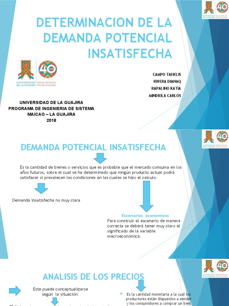 Demanda Potencial Insatisfecha: Análisis y Cálculo | PDF | Demanda ...