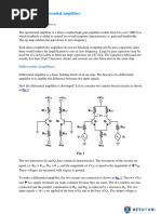 Electronics-Communication Engineering Analog-Electronics Differential-Amplifiers Notes