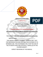 University of Mindanao: Self-Instructional Manual (SIM) For Self-Directed Learning (SDL)