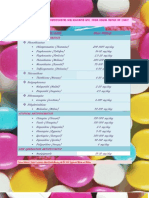 A. List Names of Antipsychotic Medications and Their Usual Range of Daily Dose For Adults