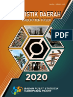 Statistik Daerah Kabupaten Paser 2020