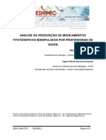 Análise Da Prescrição de Medicamentos Fitoterápicos Manipulados Por Profissionais de Saúde