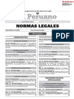 Normas legales de interés público