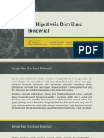 Uji Hipotesis Distribusi Binomial Kelompok 4