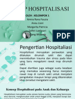 Konsep Hospitalisasi untuk Anak dan Keluarga