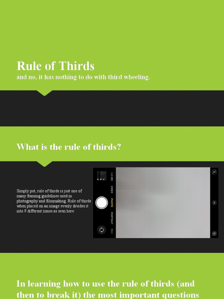 Rule of Thirds | PDF