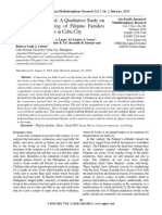 Living With The Dead: A Qualitative Study On The Social Well-Being of Filipino Families Living in Cemeteries in Cebu City