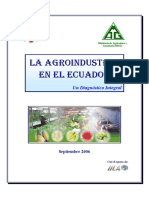 La Agroindustria en El Ecuador. Un Diagnystico Integral