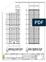 Ground Floor Plan Roof Framing Plan: A B C A B C