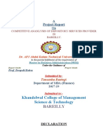 Khandelwal College of Management Science & Technology: Project Report