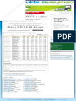 Horaires de Prière VILLENEUVE D ASCQ 59640 2