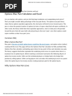 Options Max Pain Calculator and Excel - StockManiacs