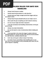 Glock Pistol Inspection Checklist | PDF | Military Technology | Firearms