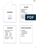 Gas Dynamics: Course Outline