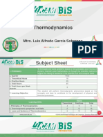 Thermodynamics: Mtro. Luis Alfredo García Soberano