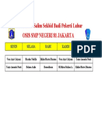 jadwal piket salim osis