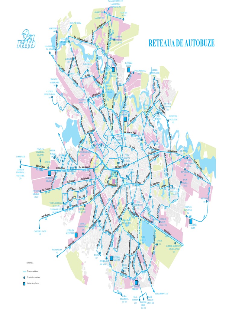 Harta RATB Autobuze | PDF
