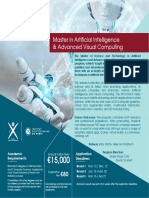 Master in Artificial Intelligence & Advanced Visual Computing