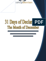31 Days of Prophetic Declarations