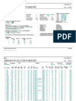 Airport Evaluation Report: Default Values