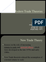 Modern Trade Theories: Presented by