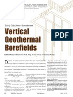 Vertical Geothermal Borefields