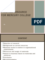 Printing Resource For Mercury College