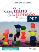 Les Chemins de La Pensee PDF