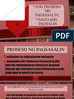 Modyul 8 (ANG PROSESO NG PAGSASALIN Bago Ang Pagsasalin)