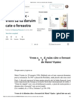 Matei Visniec - Vrem Sa Va Daruim Cate o Fereastra