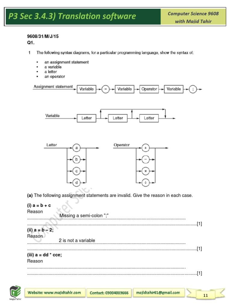 Translation Software HW | PDF | Compiler | Computer Program