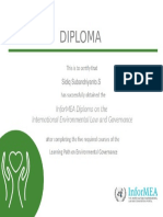 DAT - 1 - 1 - 2 - InforMEA Diploma On International Environmental Law and Governance