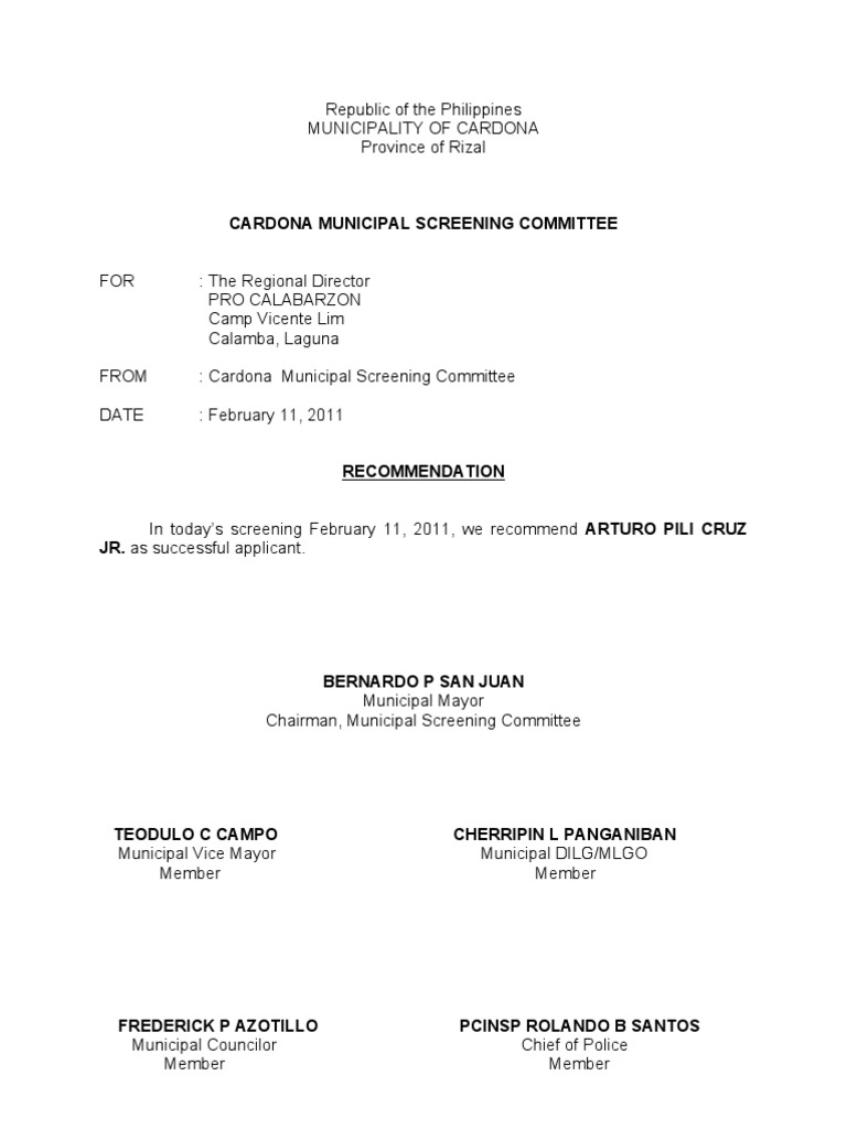 Mpoc Applicant | PDF