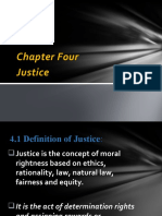 Chapter Four Justice