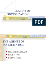 Agents of Socialization and Their Roles