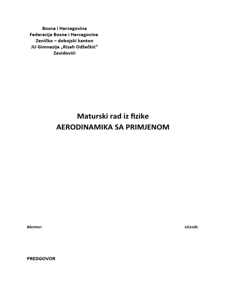 Aerodinamika | PDF