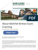 Majorkalshiclasses Nda Written Exam Coaching