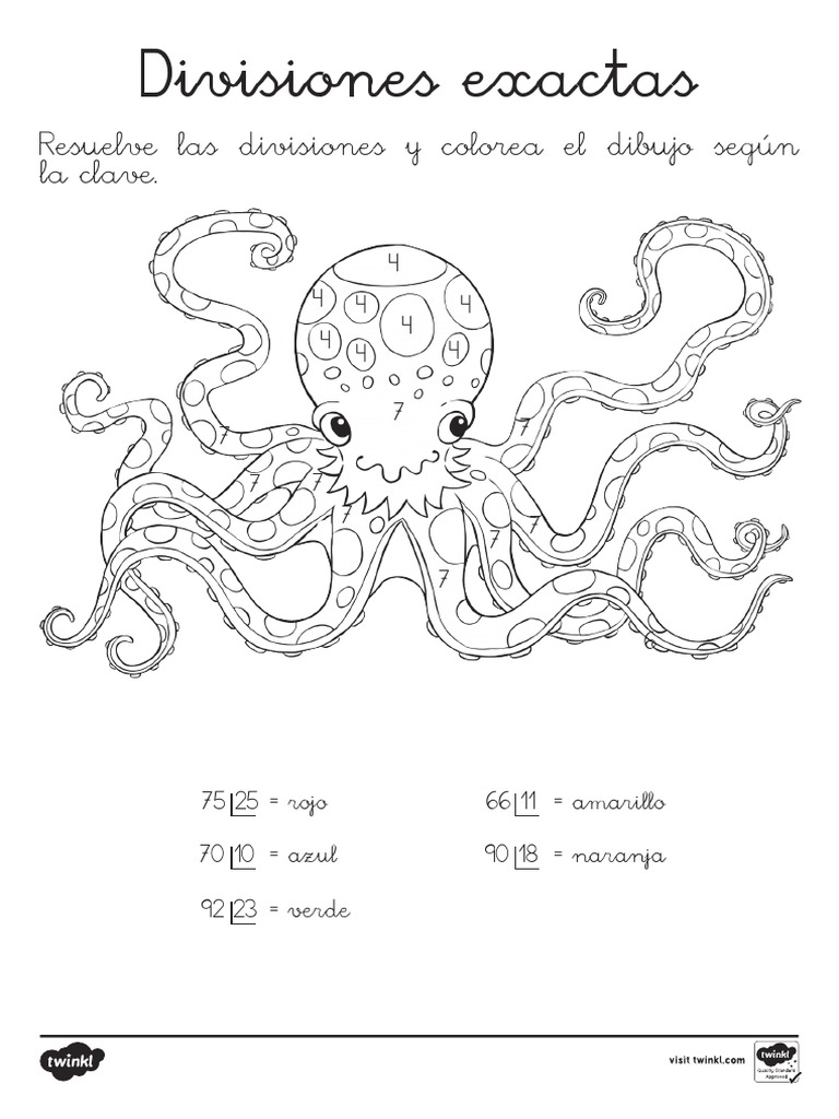 Detalle 76+ imagen dibujos para colorear con divisiones pdf Thptletrongtan.edu.vn