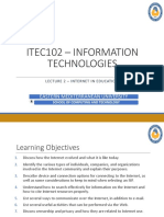 Itec102 - Information Technologies: Eastern Mediterranean University